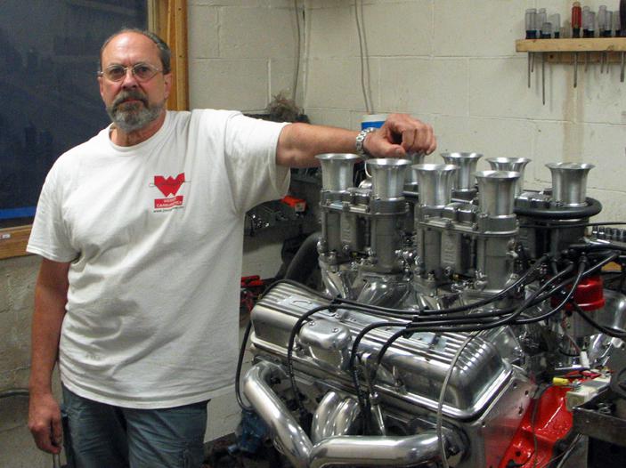 Jim Inglese with Engine
